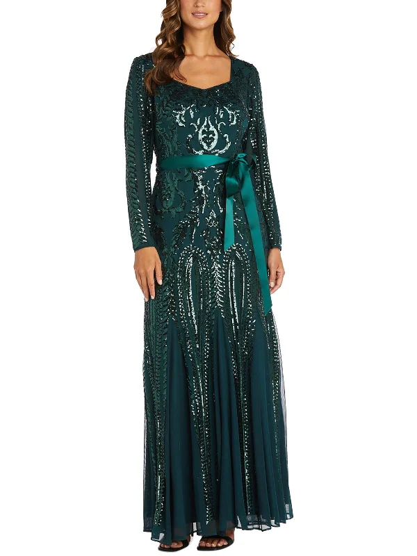 Flash Sale Womens Godet Maxi Evening Dress
