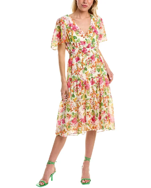 Weekend Flash Sale MAISON TARA Smocked Midi Dress