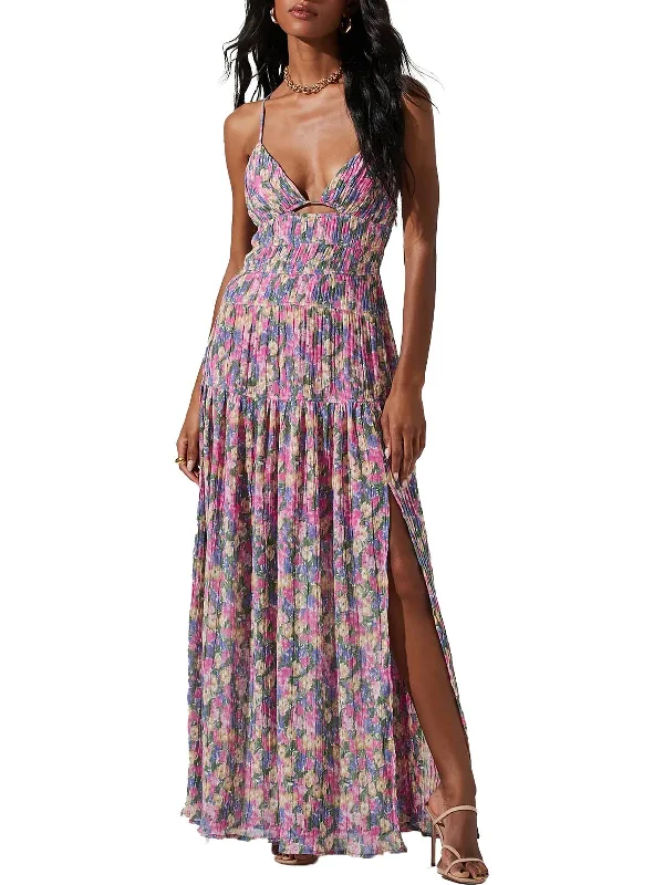 Mega Sale Tropics Womens Floral Long Maxi Dress