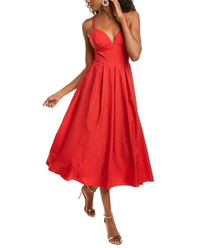 Lowest Price Michele Laperle Pleated Midi Dress