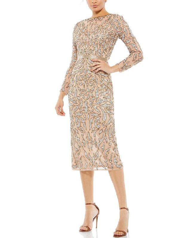 Best Bargains Mac Duggal Embellished Cocktail Dress
