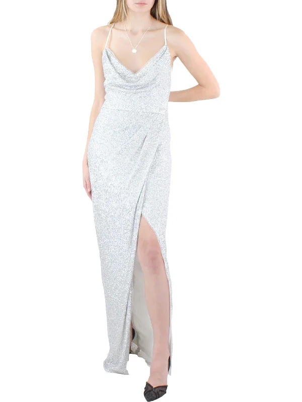 YEAR-End Sale Womens Sequined Long Evening Dress