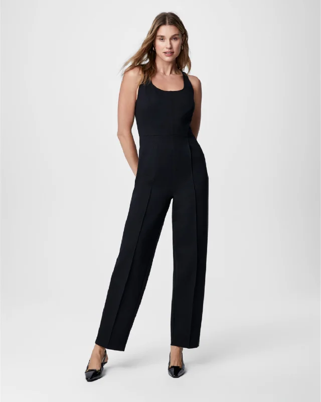 Stock Clearance SPANX® Ponte Corset Barrel Leg Jumpsuit