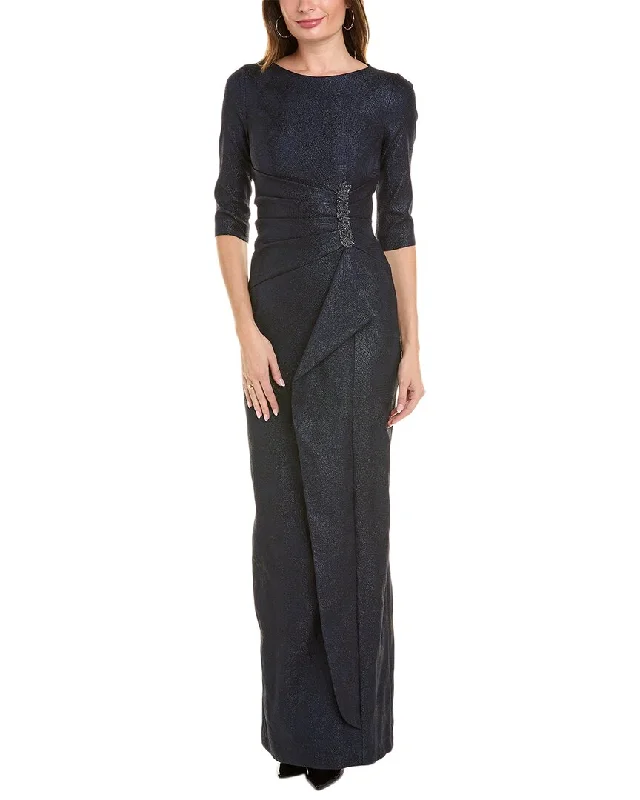 Special Buy Teri Jon by Rickie Freeman Jacquard Gown