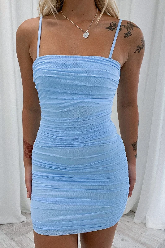 Quick Sale Zena Dress - Baby Blue