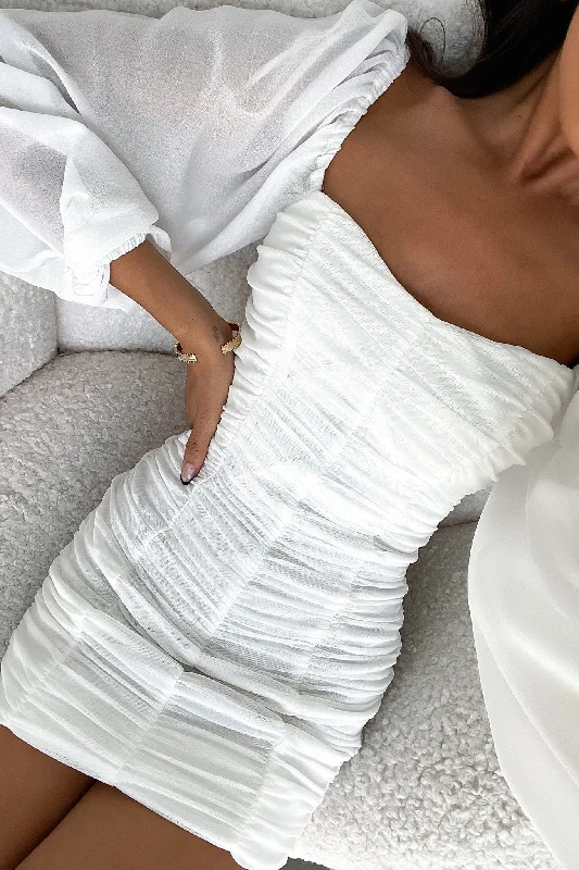Overstock Sale Martini Dress - White