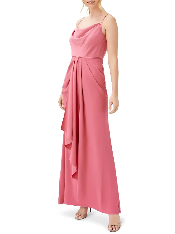Today’s Deal Womens Cowl Neck Maxi Evening Dress