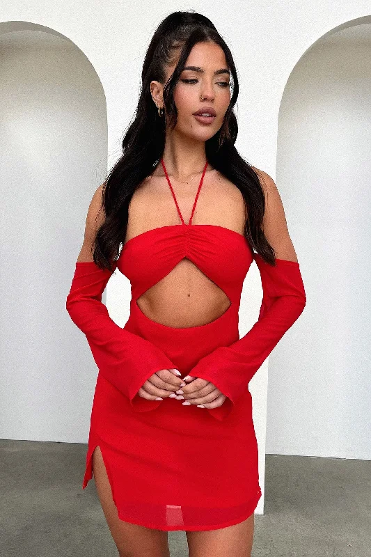 Special Price Alyria Dress - Red
