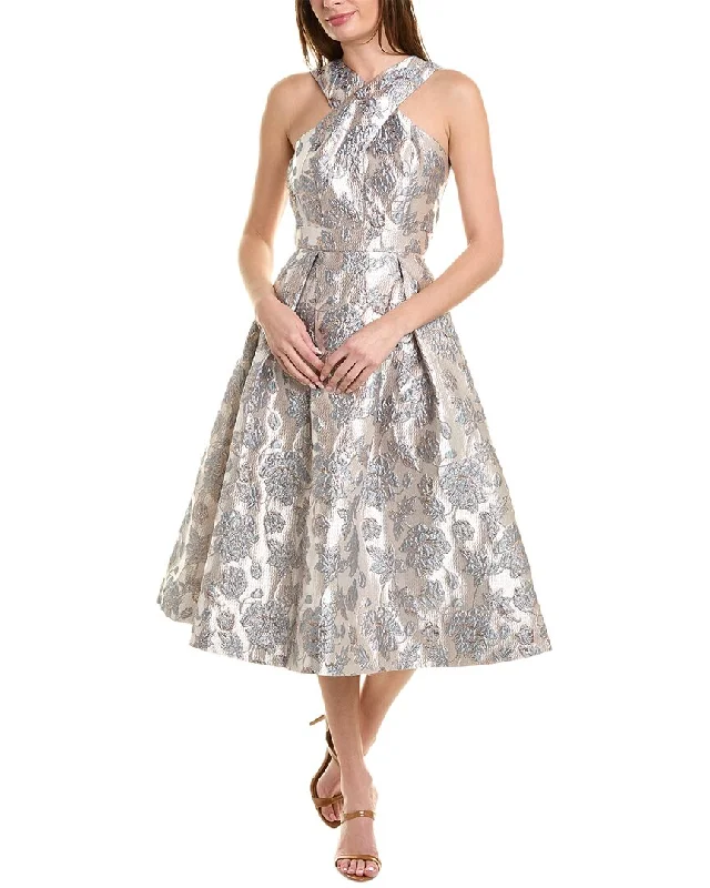 Weekend Deal Maison Tara Brocade Maxi Dress