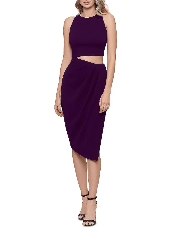 Lowest Price Womens Cut-Out Knee-Length Cocktail and Party Dress