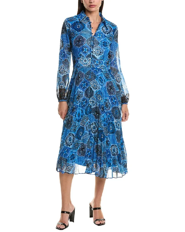 Now or Never Elie Tahari Midi Shirtdress