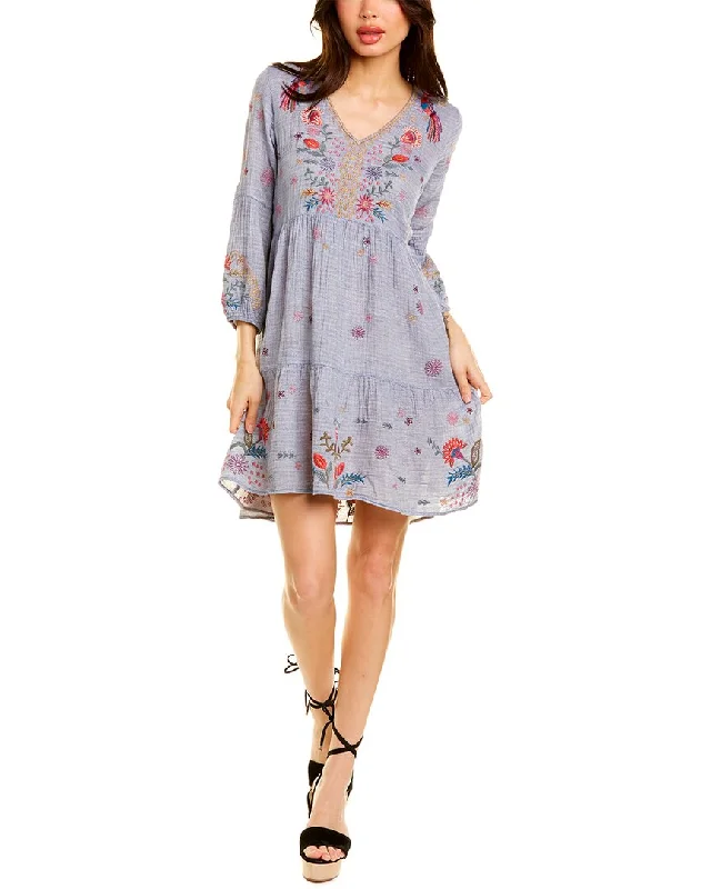 Deep Discounts Johnny Was Lucy Easy Tiered Dress