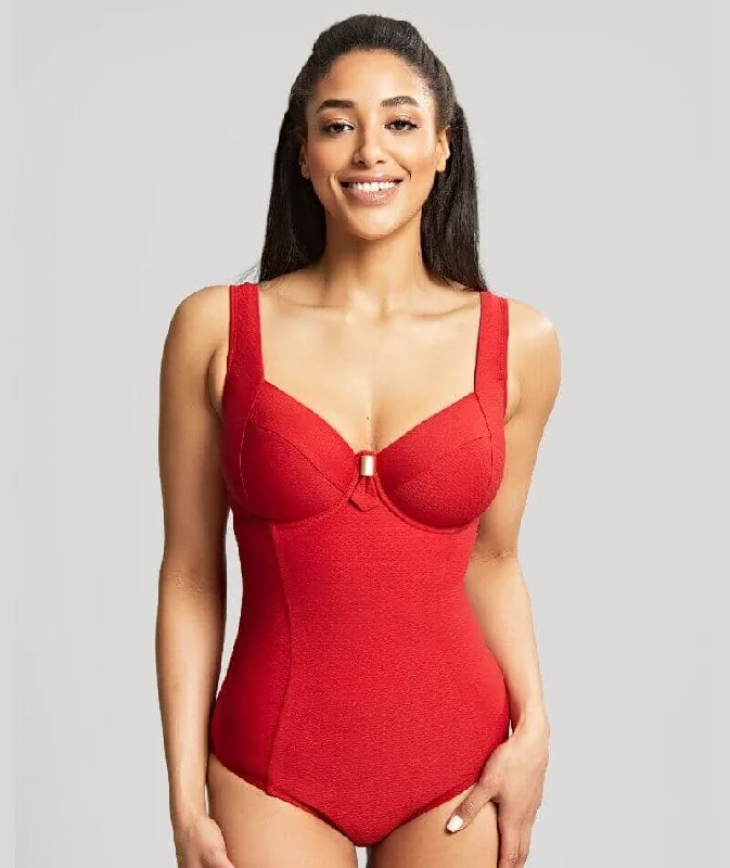 New Markdowns Panache Swimwear Marianna Balconnet One Piece Swimsuit - Crimson