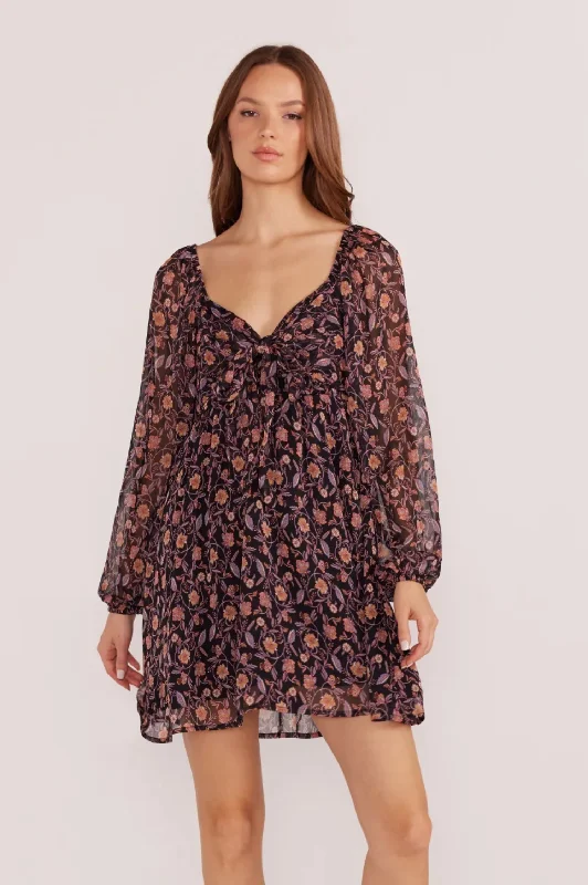 Price Fest Regal Babydoll Mini Dress