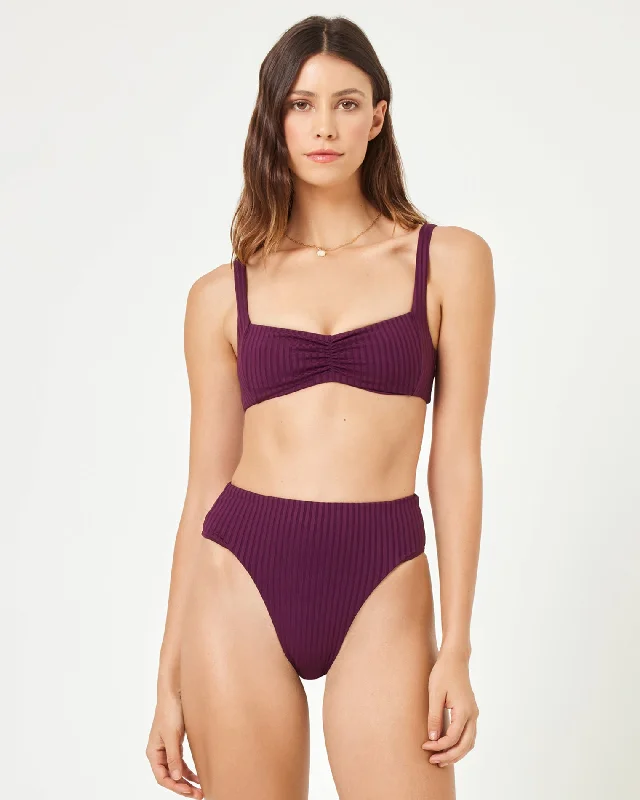Price Buster Effie Bikini Top - Merlot