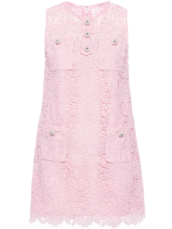 Daily Deals Pink Lace Mini Dress