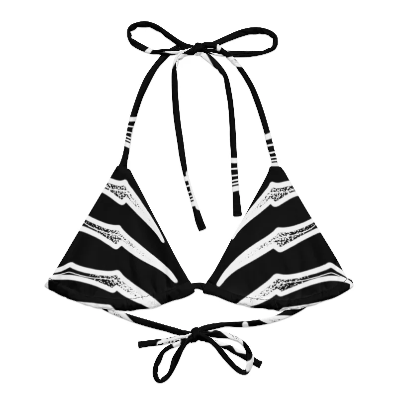 Special Offer Dead Men Tell No Tails Recycled String Bikini Top
