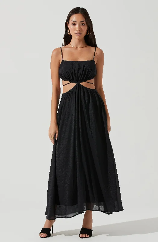 Steals and Deals Sanger Cutout Midi Dress
