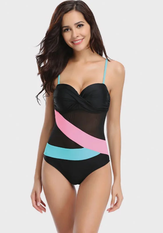 Flash Sale Lenia Mesh Staggered One Piece