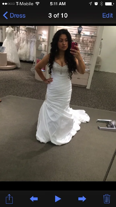 YEAR-End Clearance David's Bridal Mermaid/trumpey