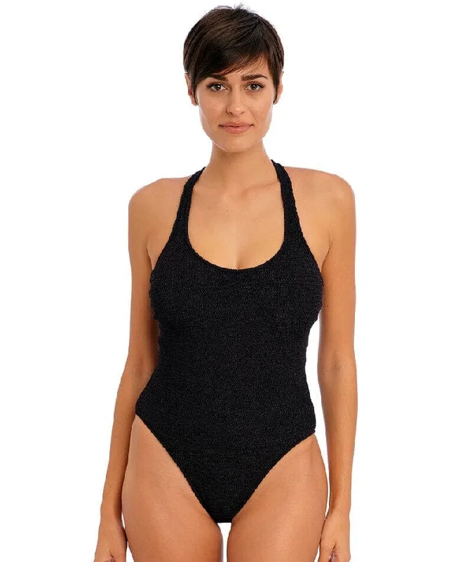Overstock Freya Swim Ibiza Waves Underwire Swimsuit - Black