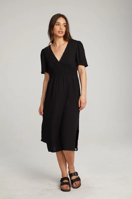 Daily Specials Palmer Licorice Midi Dress