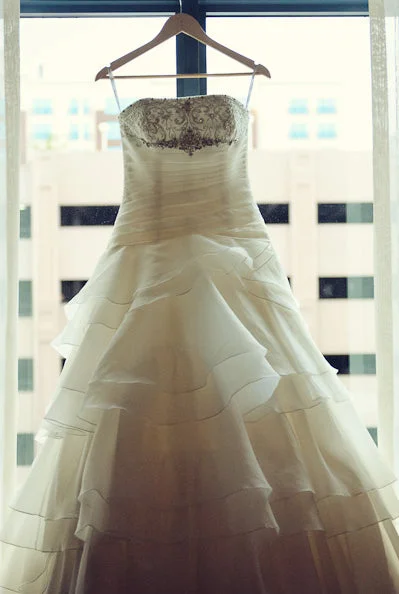 Price Rollback Other Organza ballgown w/ Swarovski crystal
