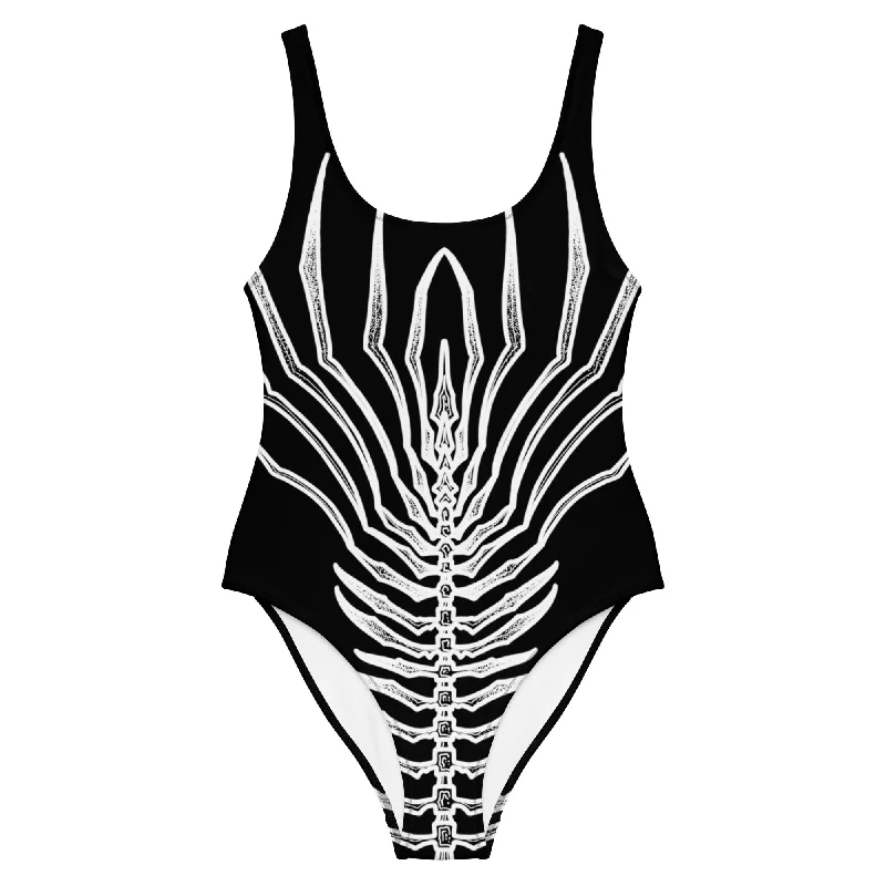 Time-Limited Offer Dead Men Tell No Tails Fluke One-Piece Swimsuit