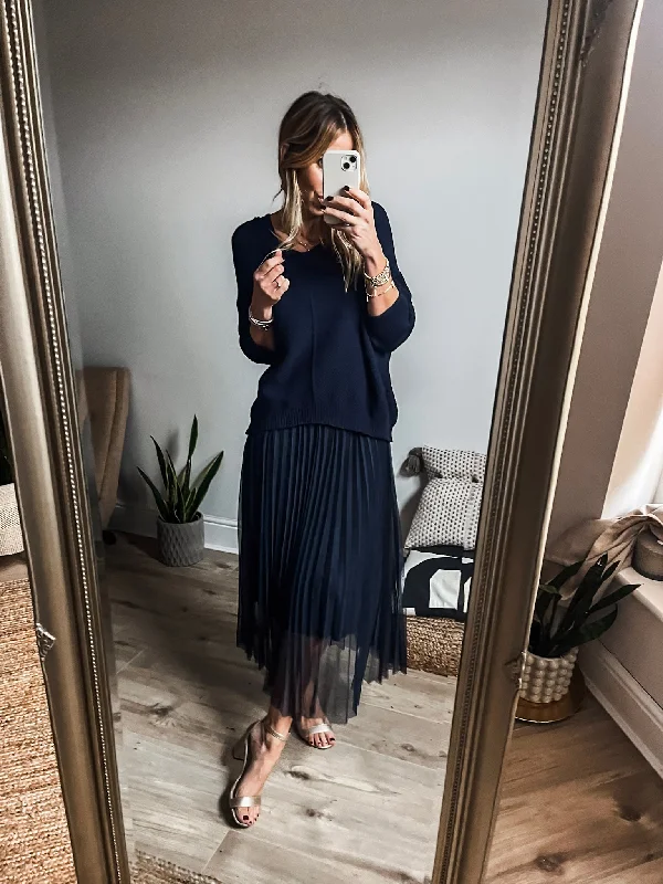 Special Savings Two-Piece Pleated Jumper Dress