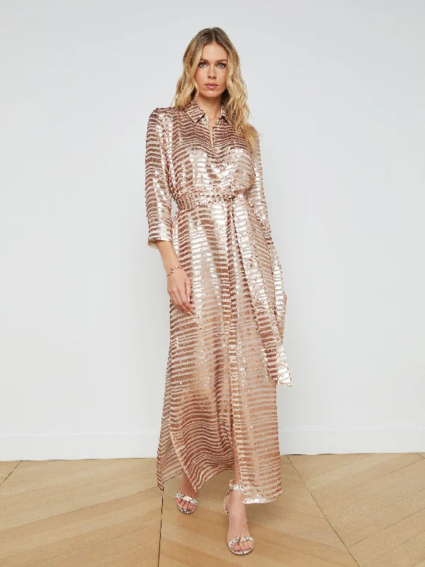 Extra Discounts Cameron Sequinned Shirt Dress