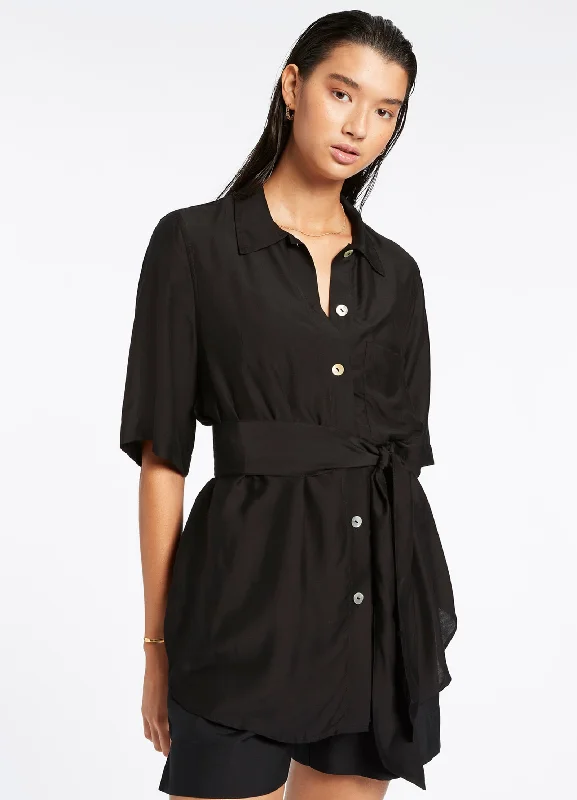 Jetset Short Sleeve Shirt - Black