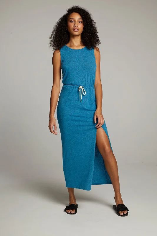 Blowout Sale Durangoo Blue Danube Maxi Dress