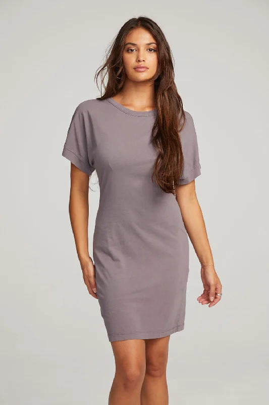 Online Only Saloon Purple Sage Mini Dress