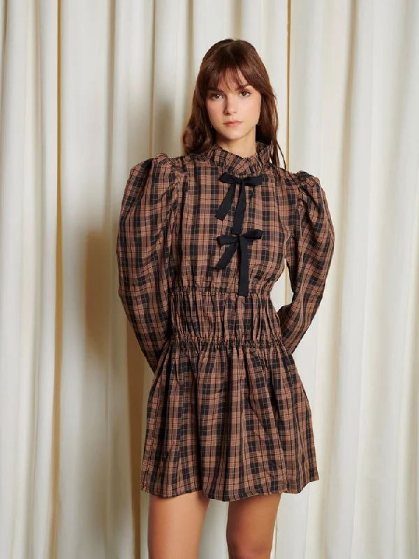 Customer Appreciation Sale Kyla Check Mini Dress
