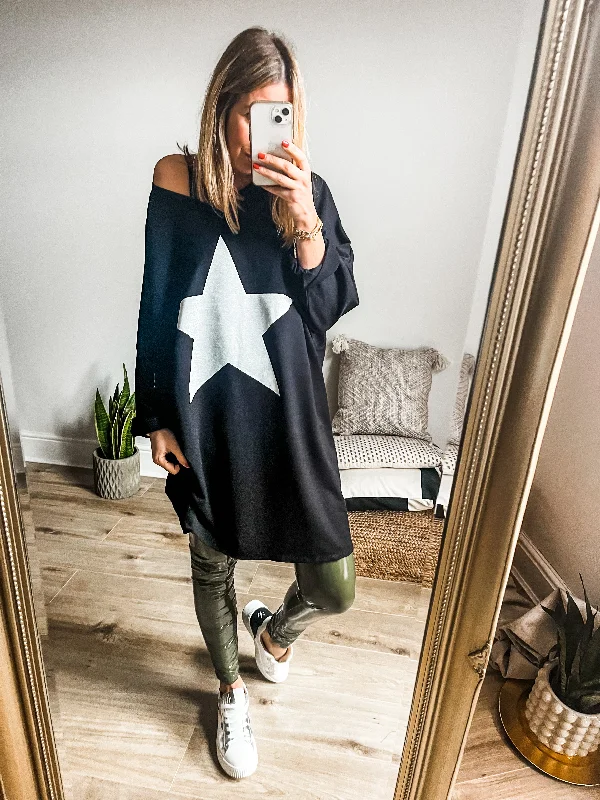 YEAR-End Clearance Everyday Star Sweat Tunic