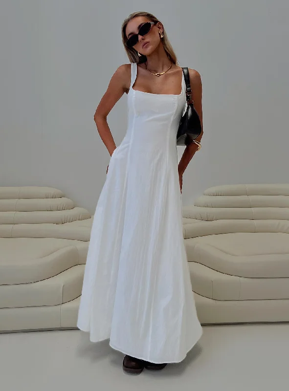 Sneak Peek Sale You Can Maxi Dress White