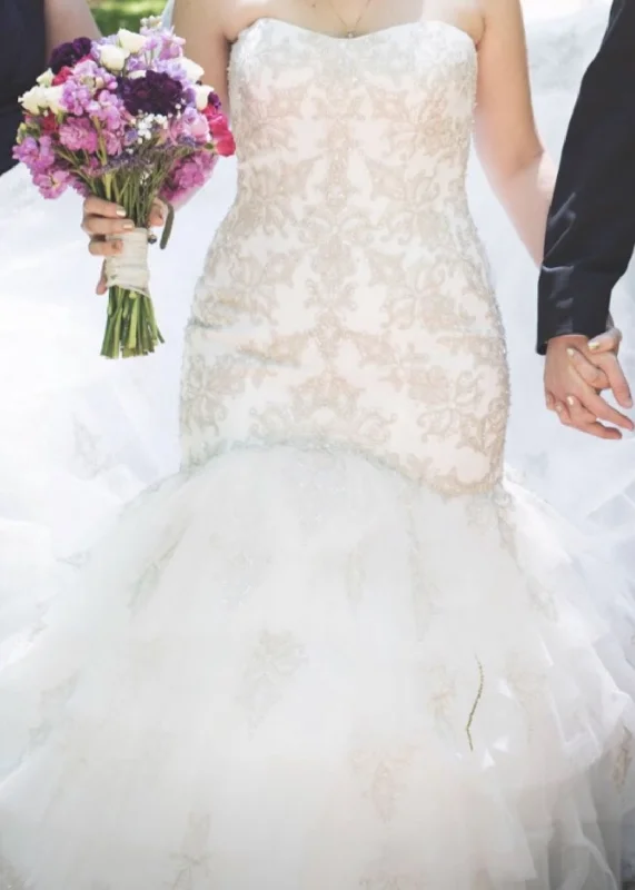 Epic Deals David's Bridal Luxe Collection PWG3601