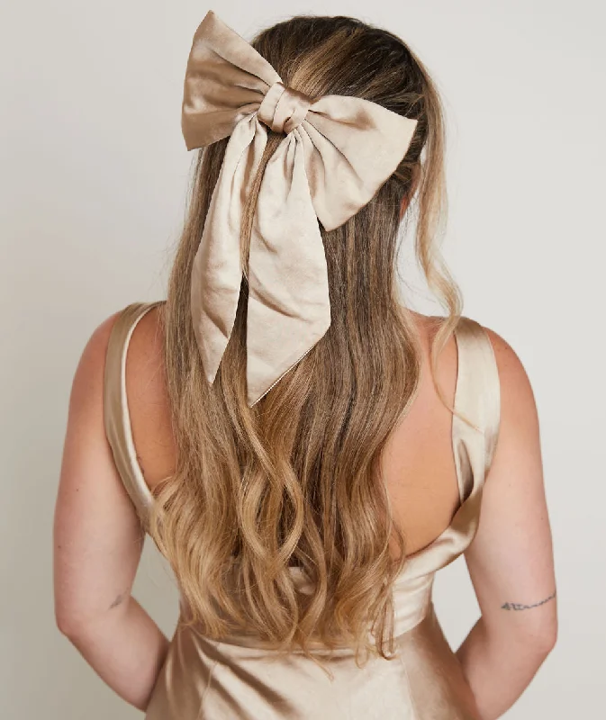 Exclusive Deal Bow Satin Hair Clip