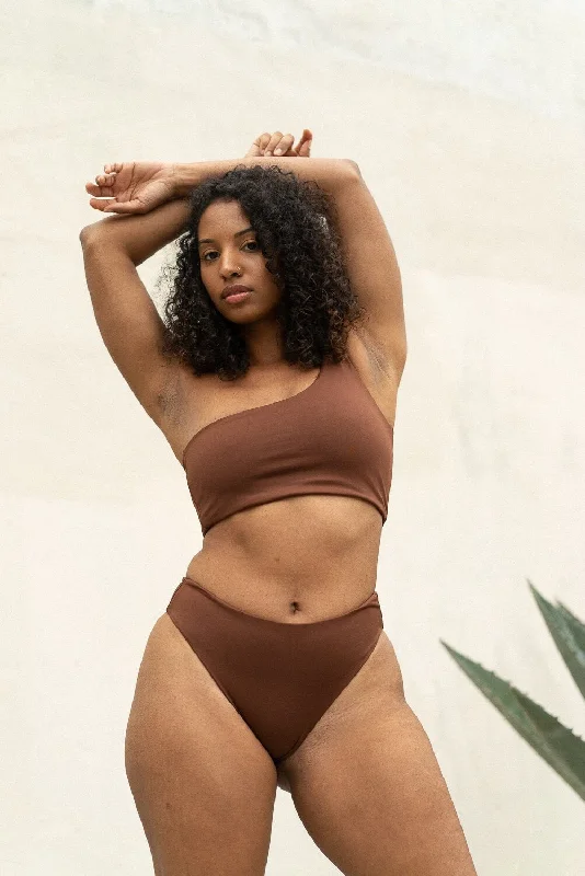 Bargain Blast The High-Leg Scrunch Bottom - Espresso
