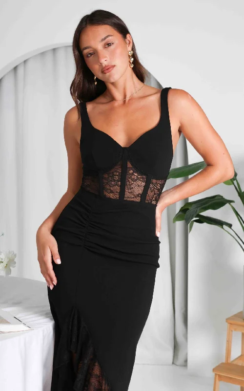 Must-Have Deals Moulin Midi Dress - Black