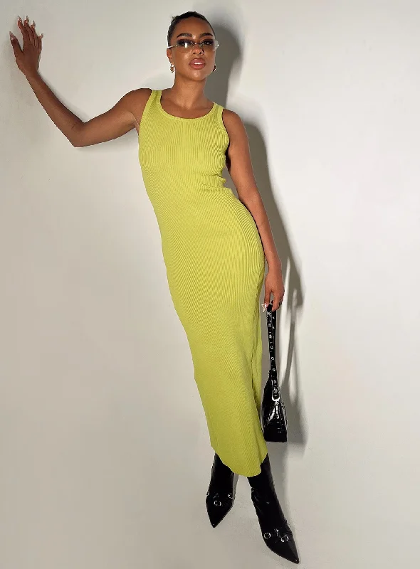 The Best Prices Thalma Midi Dress Lime