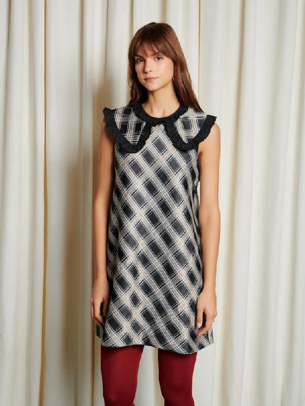 Inventory Reduction Morven Check Mini Dress