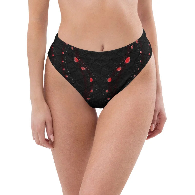 Weekend Deal Dark Tide Recycled High-Waisted Bikini Bottom