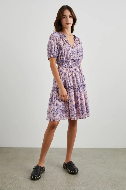 One-DAY Sale FIORELLA DRESS - PINK IKAT