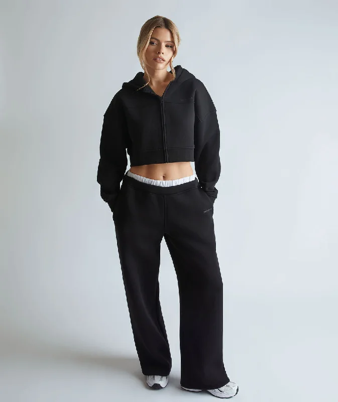 Deal Dash Double Waistband Joggers - Black