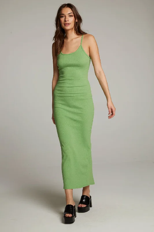 Closeout Sale Emma Piquant Green Maxi Dress