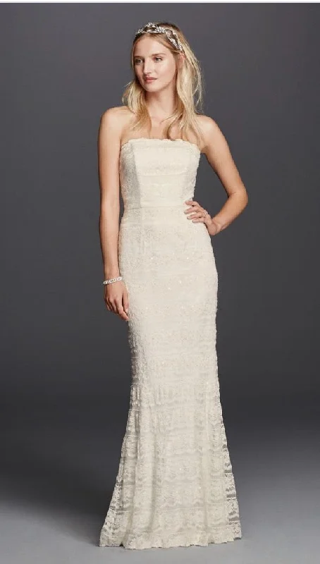Exclusive Preview David's Bridal Lace wedding dress