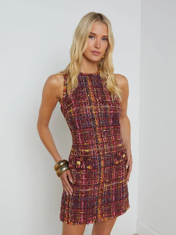 Special Discount Florian Tweed Shift Dress