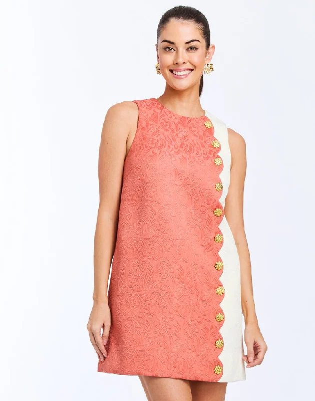 Don't Wait Etta Scallop Mini Dress