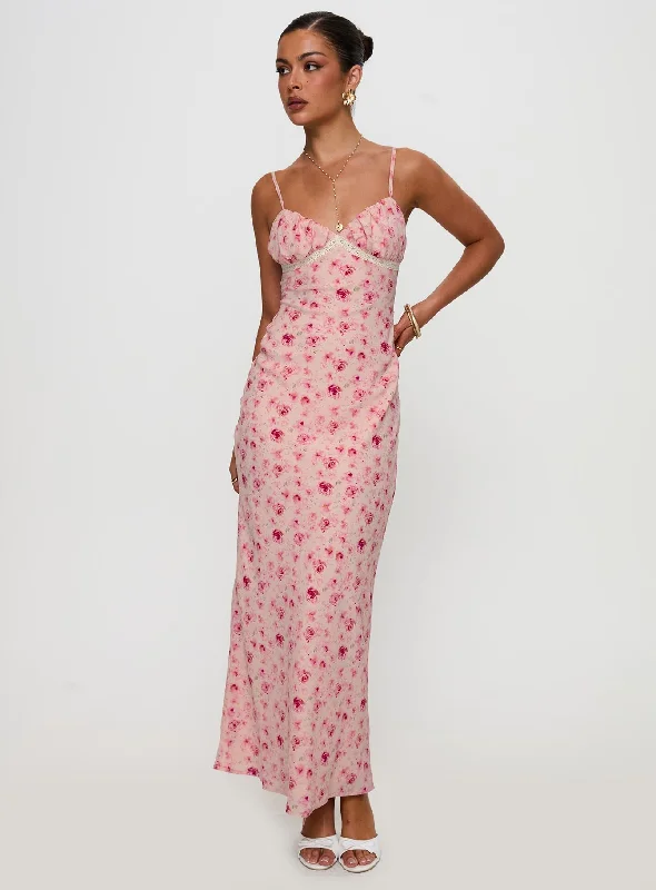 Savings Galore Flower Fields Maxi Dress Multi Floral